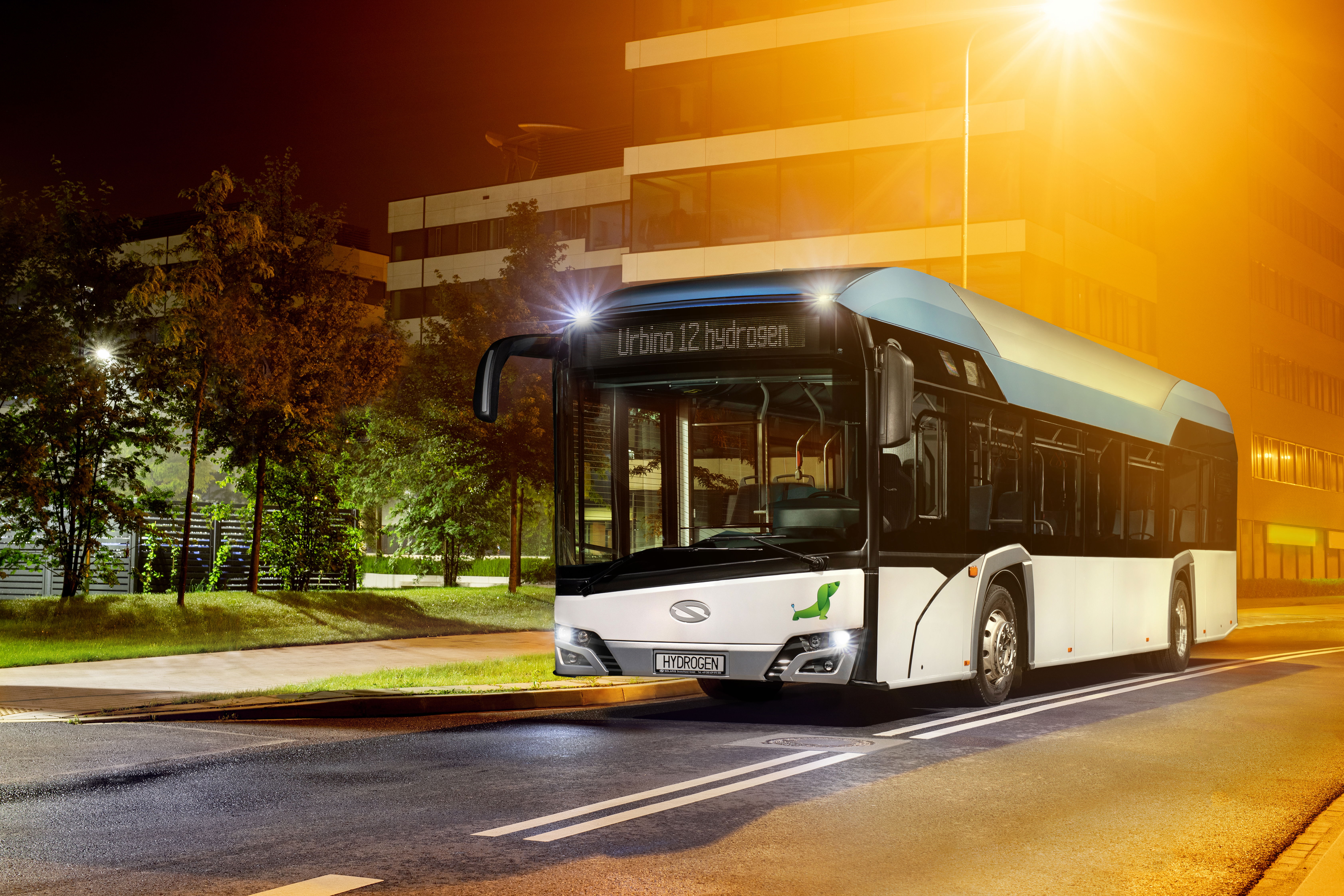 Tíz darab hidrogén tüzelőanyag-cellás Solaris Trollino áll forgalomba Rigában 3 02 urbino 12 hydrogen