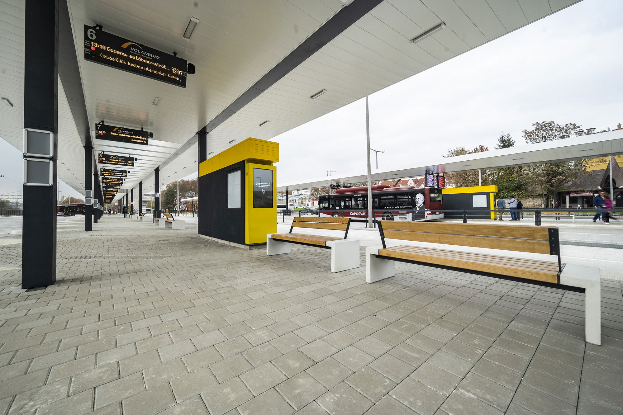 Új autóbusz-állomás és menetrendváltozás Kaposváron 4 Kaposvar uj allomas menetrend Volanbusz 07