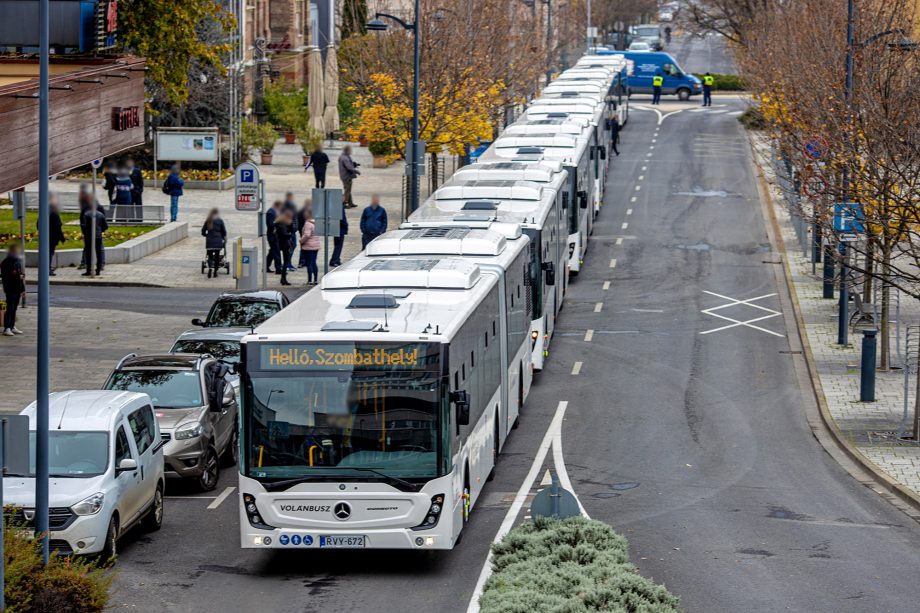 Szombathely Volanbusz Mercedes csuklosok 03 ok