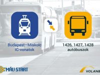 Közös jegyet vezet be a MÁV-Start és a Volánbusz Polgár és Tiszaújváros térségében