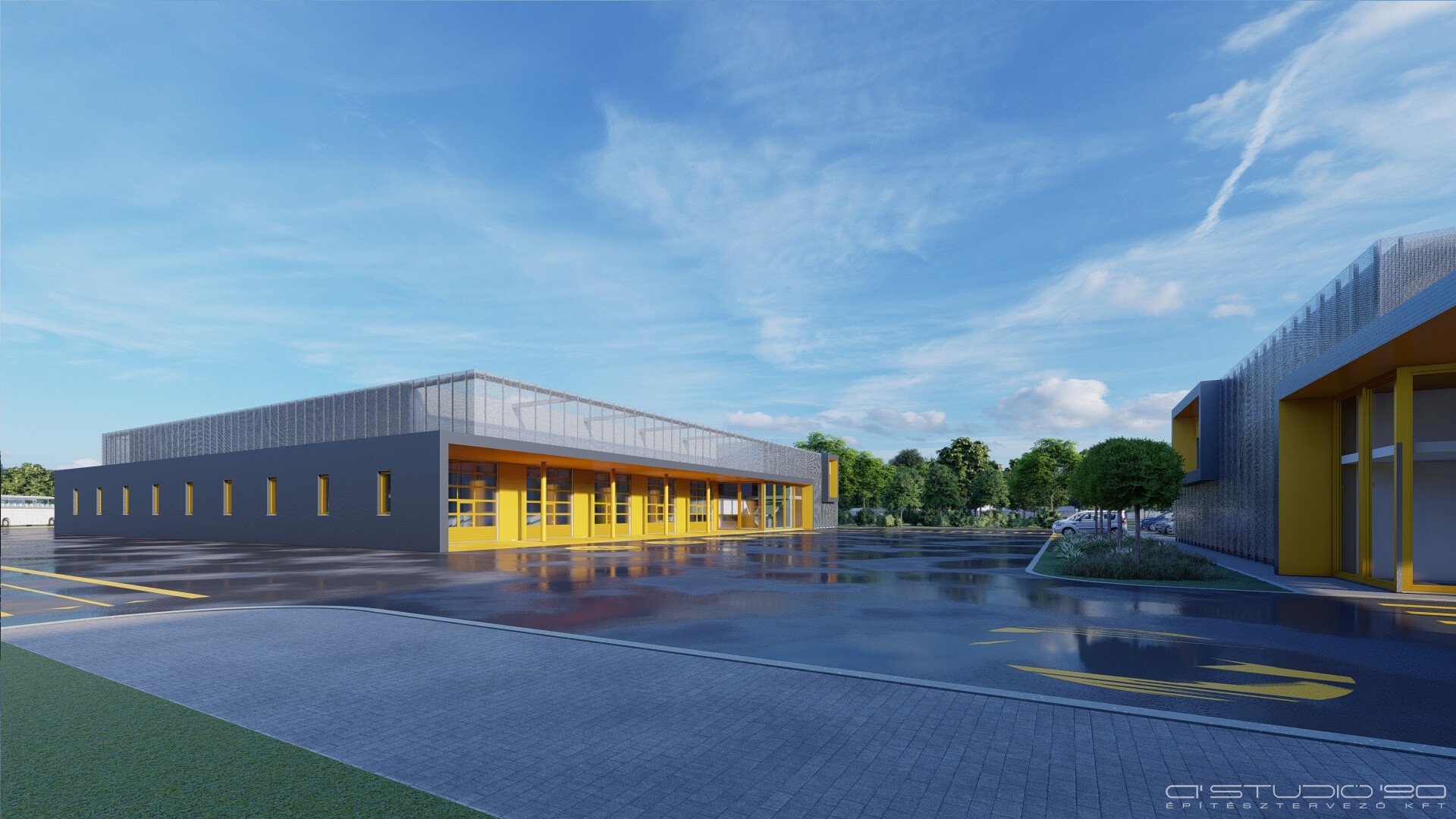 Négymilliárd forintból épül meg Nyíregyháza új autóbusz-telephelye