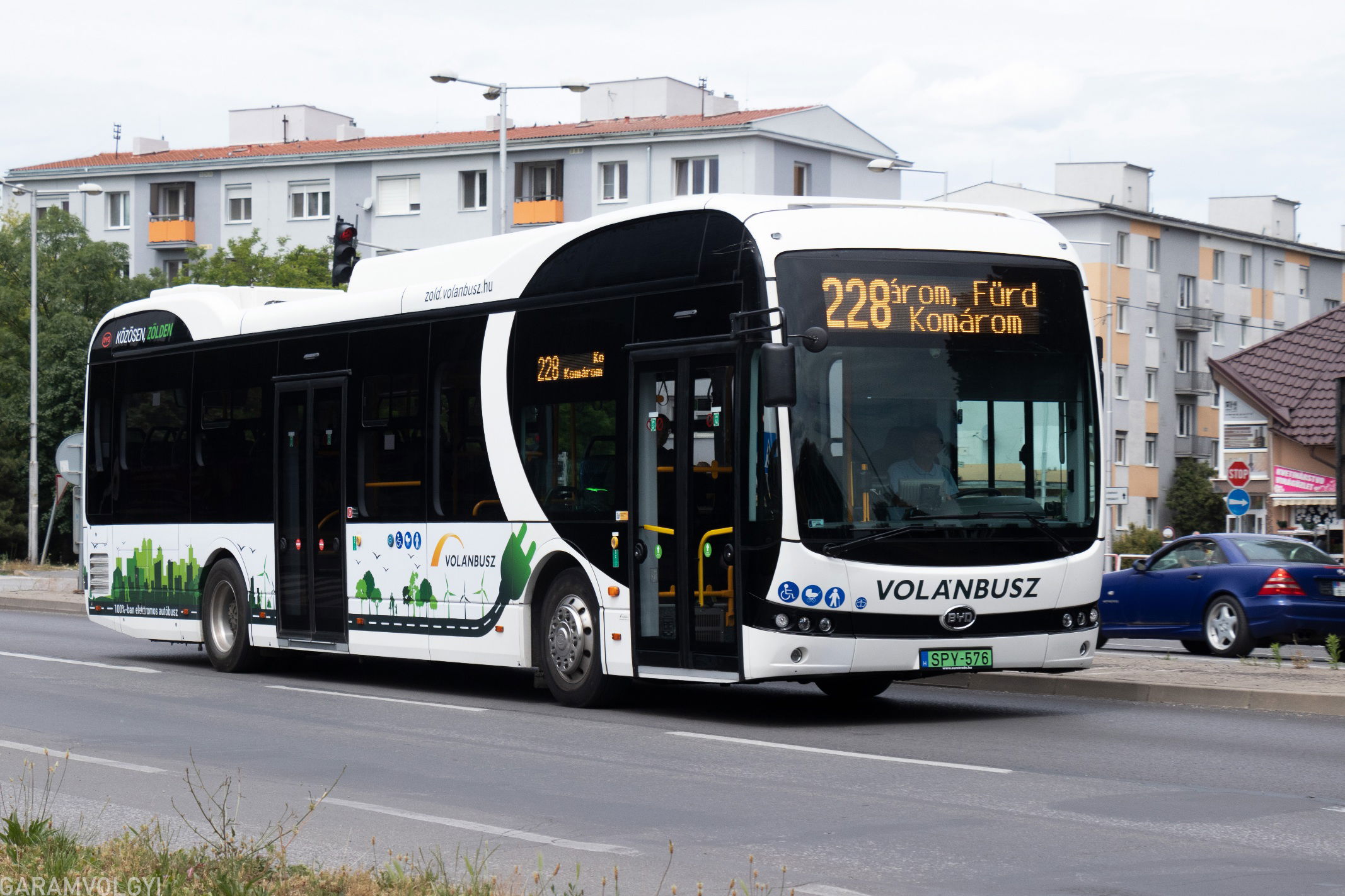 Egymillió euróból feljesztették a Komárom és Révkomárom közötti buszközlekedést