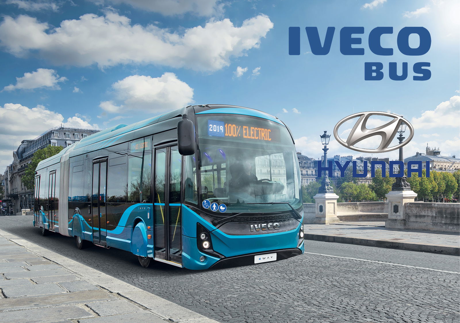 A Hyundai HTWO technológiájával szereli fel hidrogénbuszait az Iveco Bus