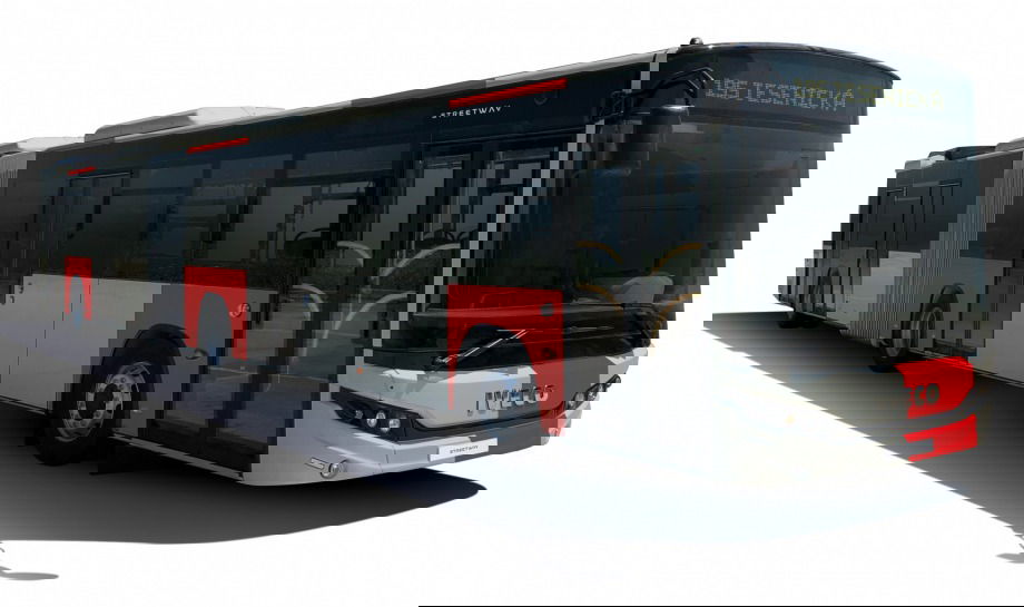 Hetven Iveco Streetwayt vásárol Prága 1 vizualizace iveco bus streetway 18m front 2082