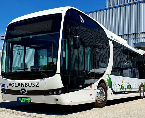 Megkezdődött a Volánbusz BYD villanybuszainak átadása