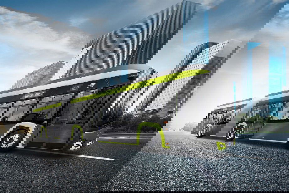 A zéró emissziós csuklósok állnak idén a Solaris brüsszeli standjának középpontjában