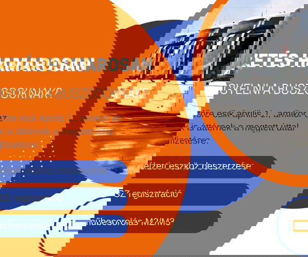 Útdíjfizetés hamarosan – mire kell figyelniük a buszosoknak?