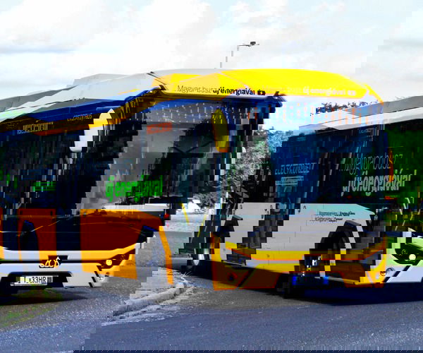 Győrben próbázott a Credobus új elektromos autóbusza