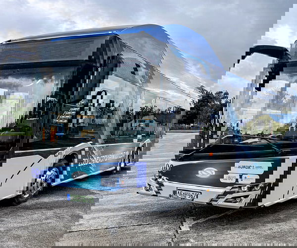 Május végéig Zalegerszegen tesztelik az országban turnézó Solaris hidrogénbuszt