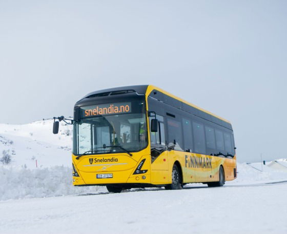 Sarkvidéki körülmények között bizonyítanak a Volvo villanybuszai