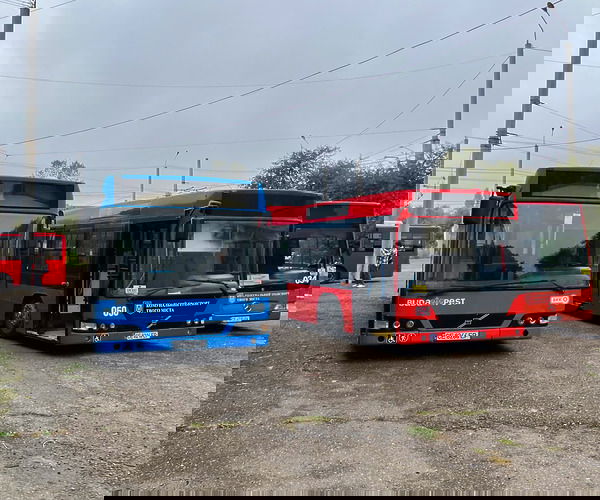 Forgalomba álltak Ukrajnában a BKV adományként küldött Volvo buszai