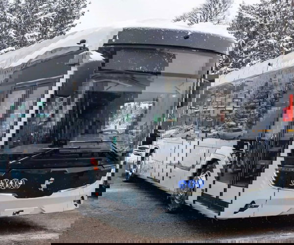 Rejtélyes prototípus autóbusz bukkant fel a KAMAZ decemberi sajtóeseményén