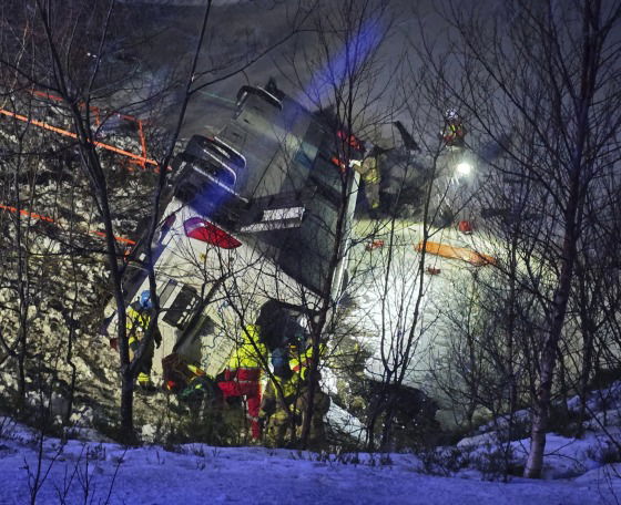 Súlyos buszbaleset történt Norvégiában