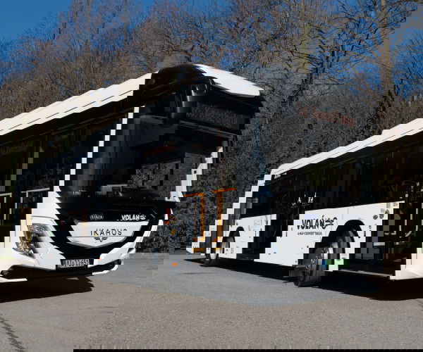 Keszthelyen áll forgalomba a Volán húszdarabos Ikarus 120e szériájának első példánya