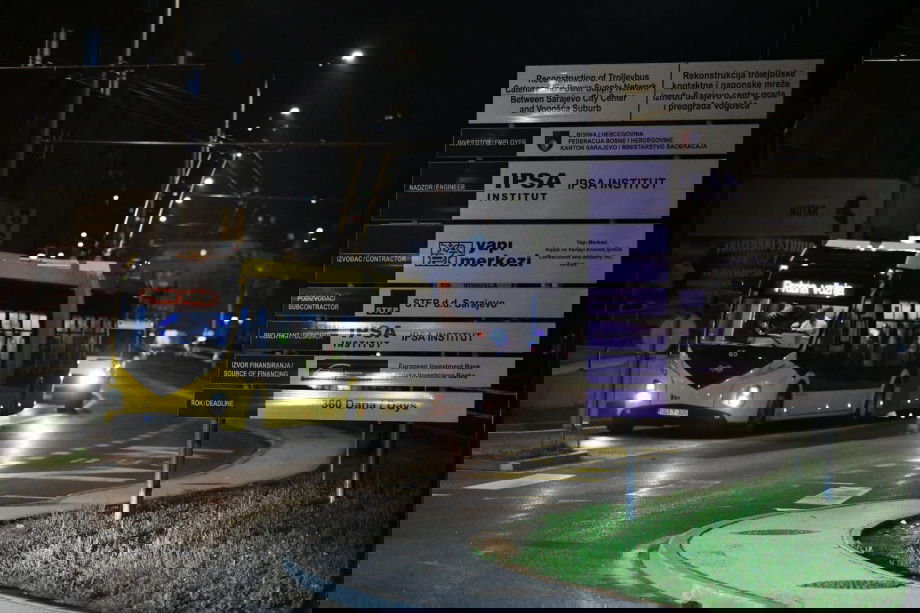 Harminchárom év után ismét trolibusz köti össze Szarajevó belvárosát Vogošćával 2 6 0