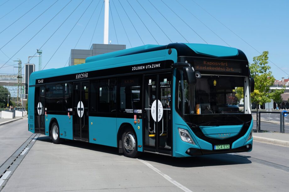 Új villanybuszok, új flottaszín Kaposváron