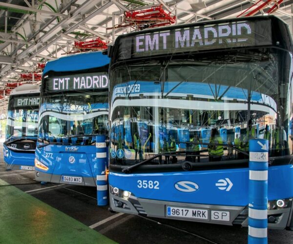 Madrid buszflottájának már 20%-a elektromos, miközben dízelbuszok már egyáltalán nem közlekednek a fővárosban