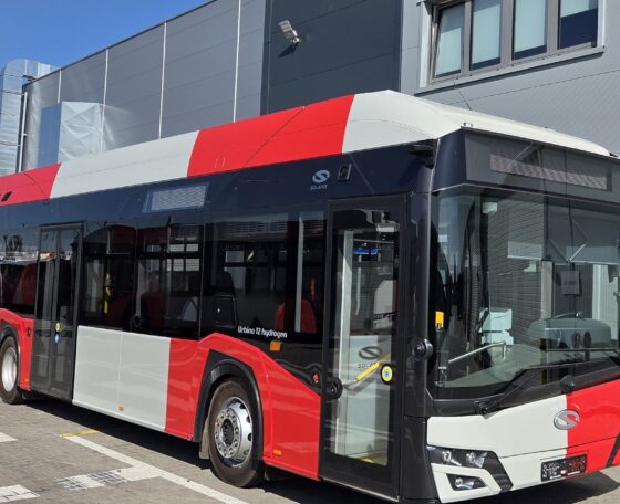 Elkészültek a közép-csehországi régió Solaris hidrogénbuszai