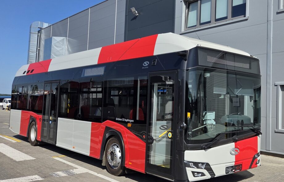Elkészültek a közép-csehországi régió Solaris hidrogénbuszai