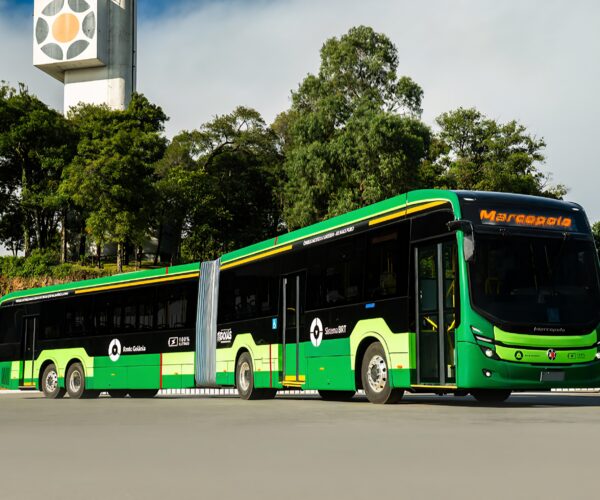 23 méteres Marcopolo szupercsuklós villanybuszok állnak forgalomba Goiâniában