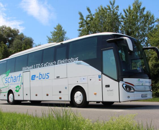Átépítéssel készült el az első elektromos hajtású Setra ComfortClass távolsági busz