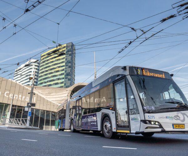 A Transdev legújabb hollandiai koncessziója keretében 350 villany- és trolibusz áll forgalomba