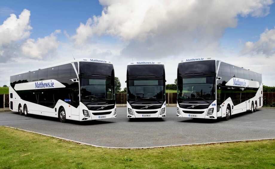A Matthews Coach Hire állította forgalomba az első Volvo 9700 DD emeleteseket Írországban
