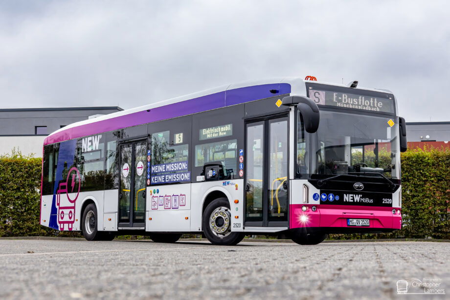 Forgalomba álltak a német NEW mobil komáromi gyártású BYD eBus B12.b villanybuszai