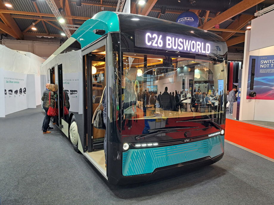 Busworld Europe 2025: látványos koncepcióbusszal keltett feltűnést az UNVI