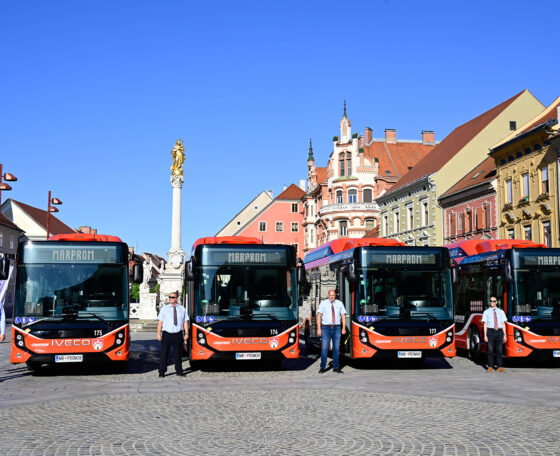 Újabb Iveco E-Way midibuszokkal bővült Maribor elektromos járműparkja