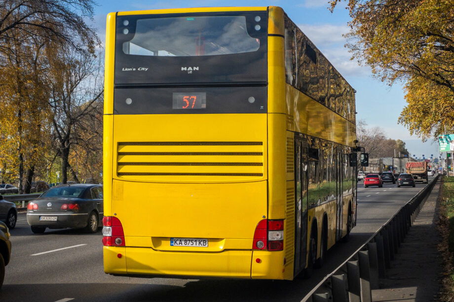 Hétvégi tesztüzembe álltak Kijev berlini eredetű emeletes MAN autóbuszai 4 00332237