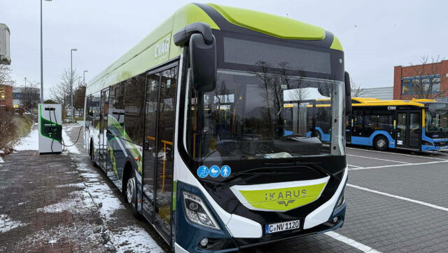 Ikarus 120e villanybuszt tesztel két és fél éven át a chemnitzi CVAG