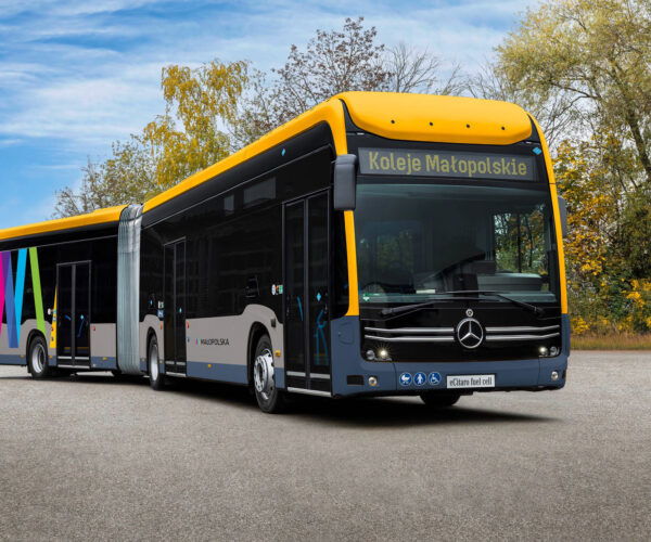 Öt darab hidrogén üzemanyagcellás Mercedes-Benz eCitarót vásárol a Koleje Małopolskie