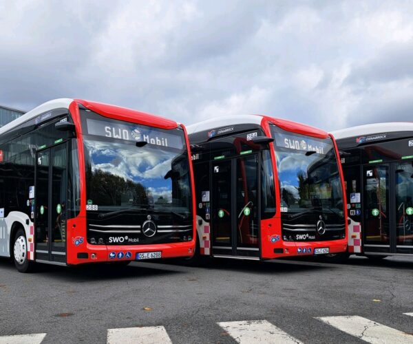 Mercedes-Benz eCitarókkal bővült Osnabrück flottája, az elektromos arány pedig elérte a 94%-ot