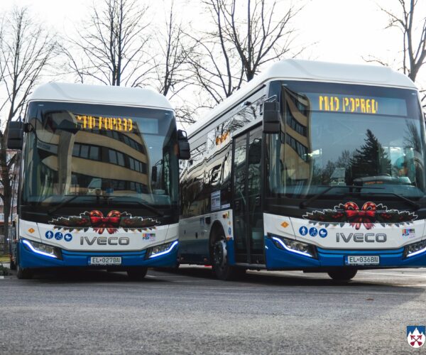 Vadonatúj Iveco villanybuszokkal indul az új év Poprádon