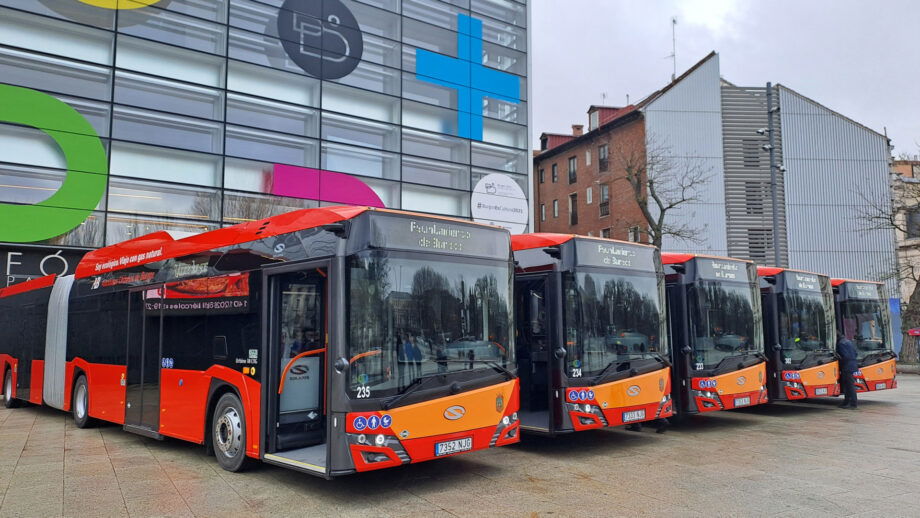 Öt darab földgázüzemű Solaris Urbinót állít forgalomba a spanyolországi Burgos városa 1 7806836