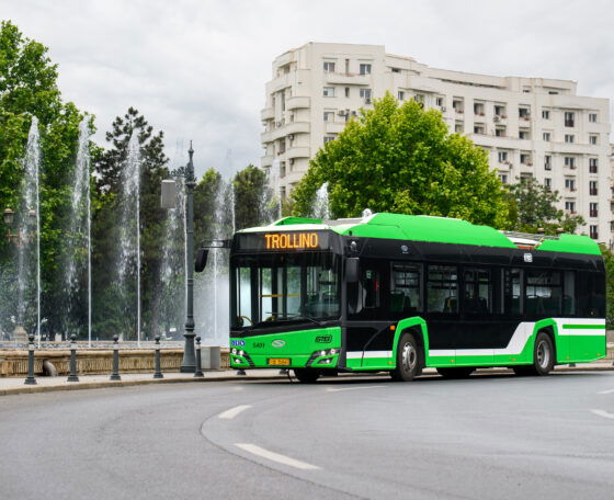 Két év alatt több mint tízmillió kilométert tettek meg a bukaresti Solaris Trollino 12-esek
