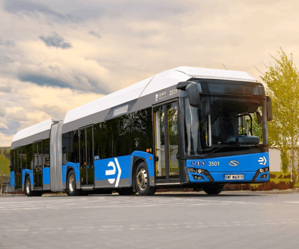 A Solaris szállíthatja az EMT Madrid első csuklós villanybuszait